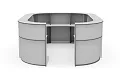 ресепшн Агат Серый